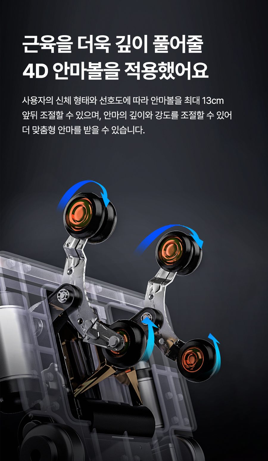 풀어보리 4D 안마의자 L35 전신 온열 안마 무중력 마사지