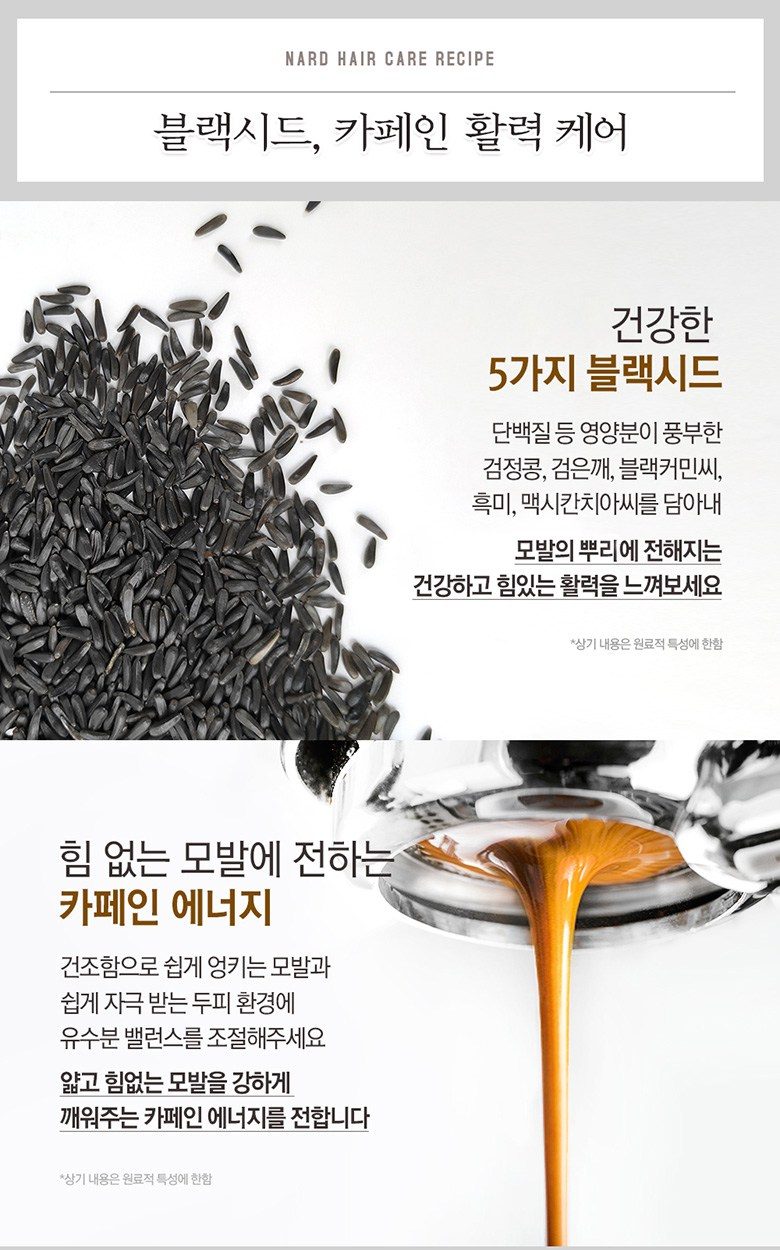 부케가르니 나드 블랙시드 탈모 샴푸 2개
