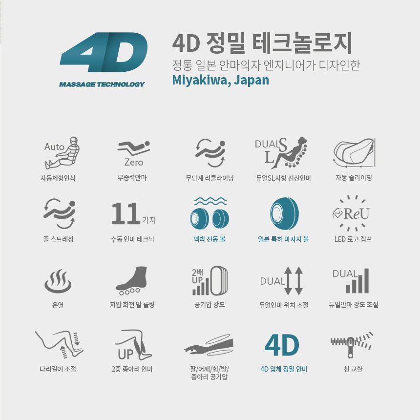 리유 스텔라 SL9000 4D 안마의자