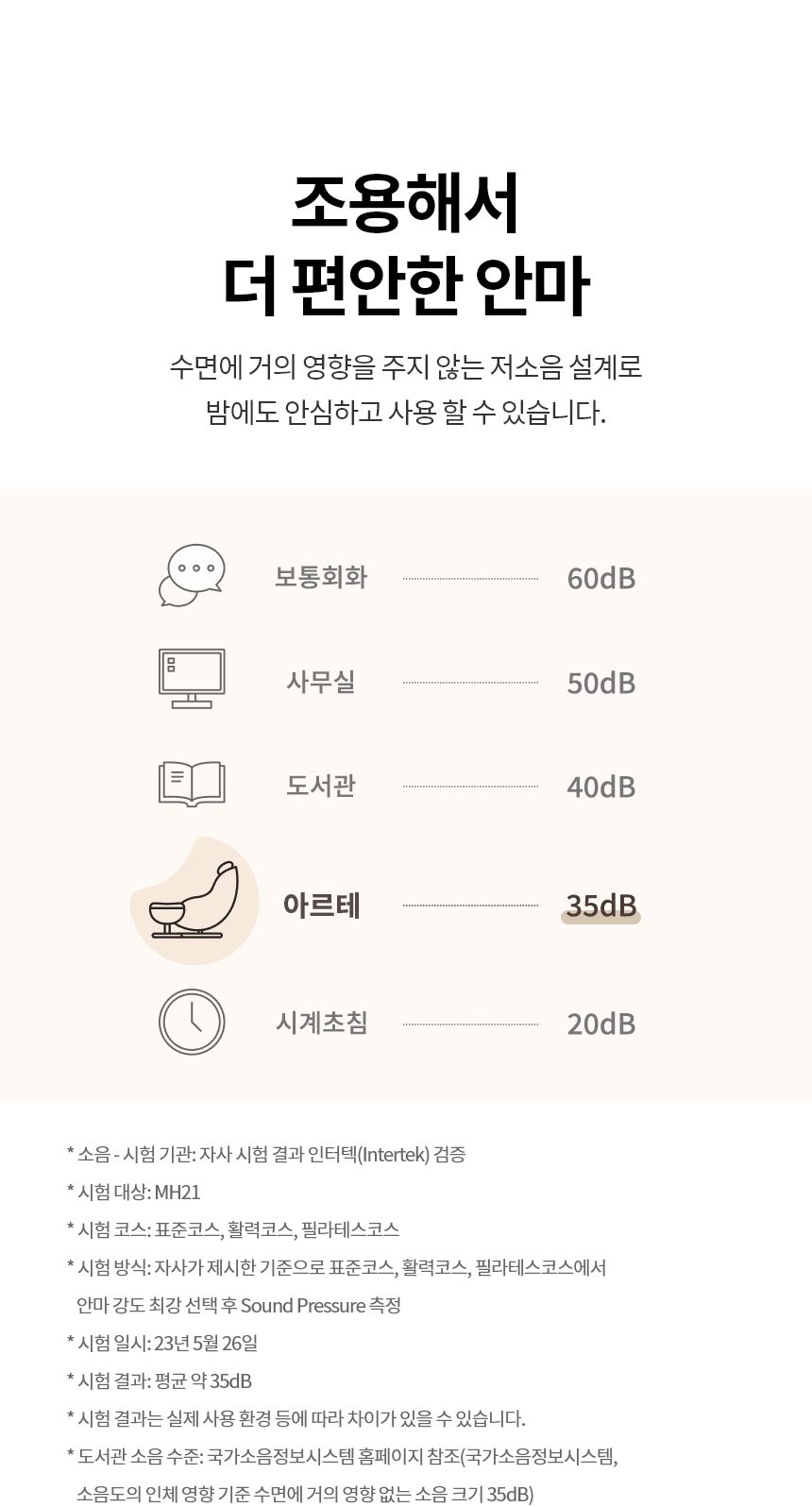 LG 힐링미 오브제컬렉션 아르테 안마의자 MH21BB 코지베이지 리클라이닝/온열시트/블루투스
